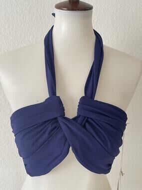 Leilani Swim Bandeau Bikini Top Halter Lux Swimwear